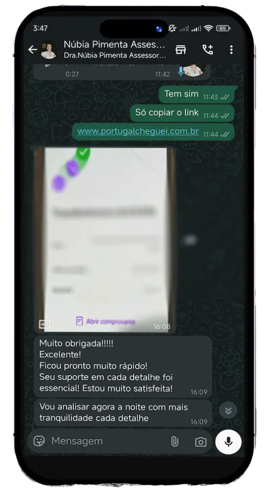 Feedbacks de clientes satisfeitos com seus Sites Profissionais otimizados para conversão em Portugal.